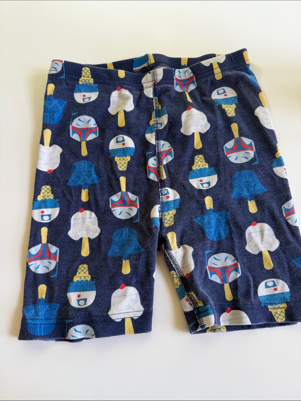 Hanna Andersson Navy Ice Cream & Popsicle Print Pajama Shorts